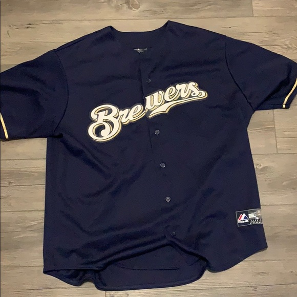 Yovani Gallardo Brewers Jersey MLB - Picture 1 of 2